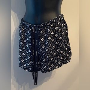 Joe’s Jeans Black & White Sleep Shorts Size Large